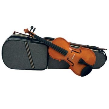 Violino 4/4 Principiante laminato arco custodia pronto all'uso