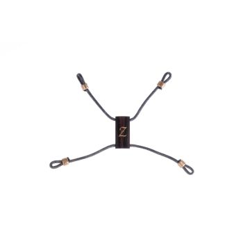 Risonatore con fascette Clarinetto sib ebano Zac Ligature ZRW04-OT