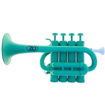 Trombino plastica ZO con bocchino e borsa VERDE OPACO